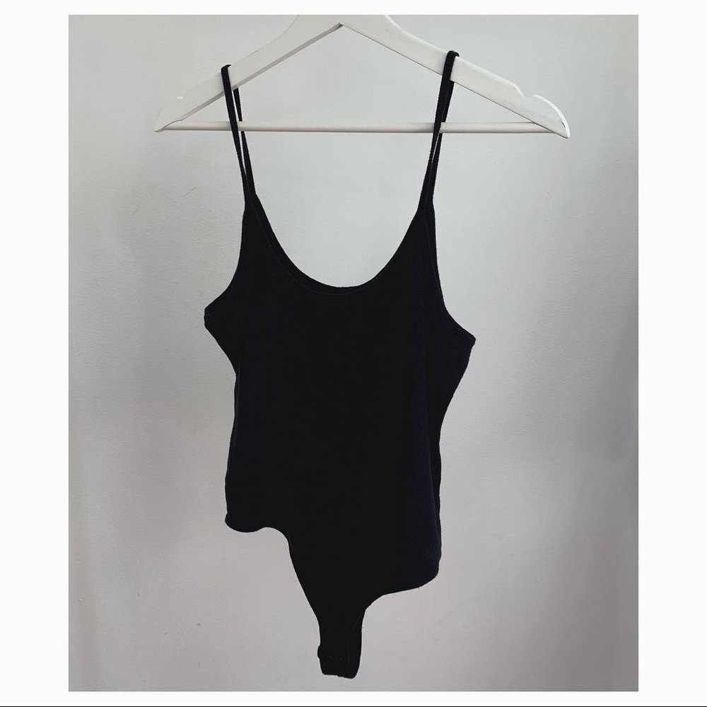 ATM fine rib soft bodysuit